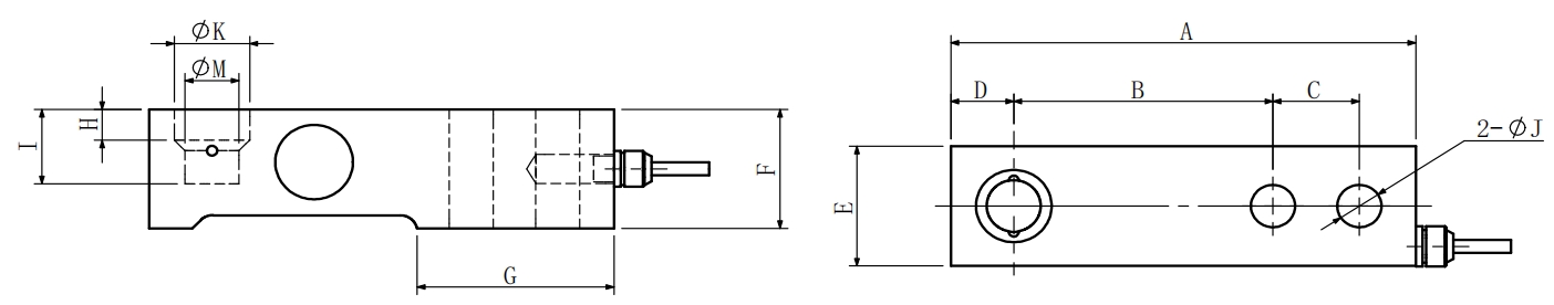 тензодатчик с изгибом балки из нержавеющей стали (4)