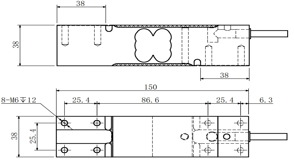 Тензодатчик с изгибной балкой (1)