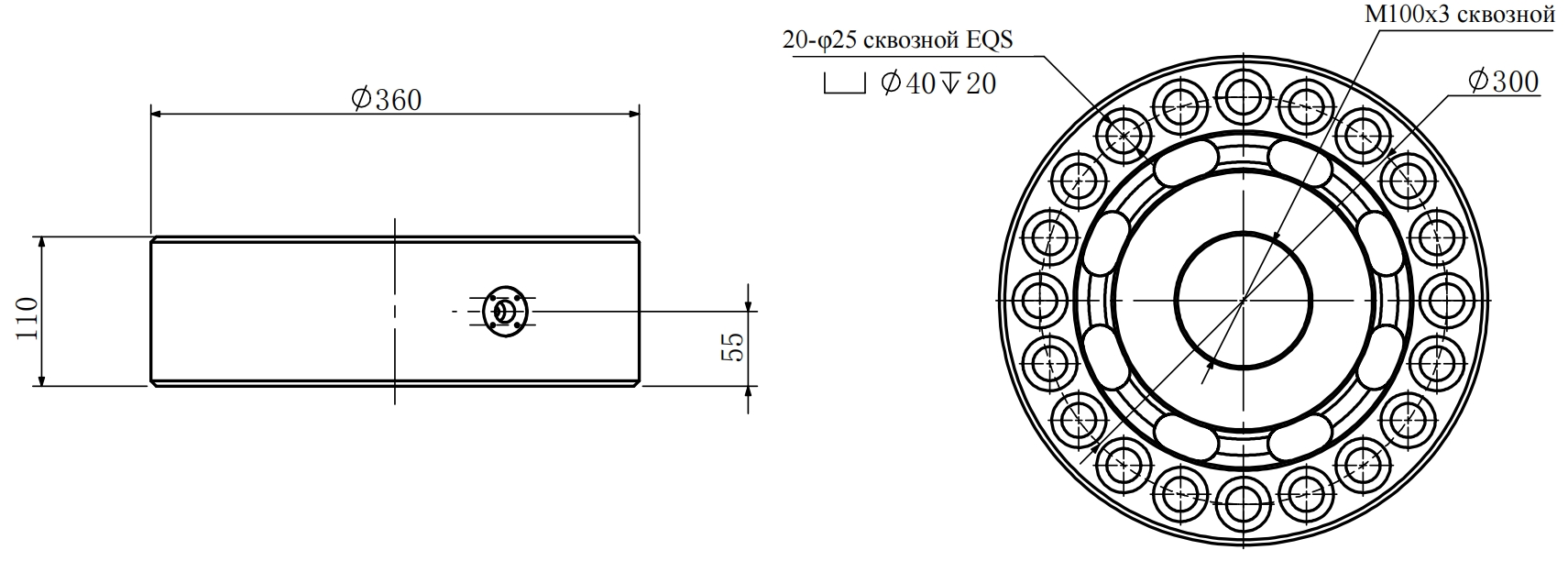 Компрессионный датчик 200T (3)