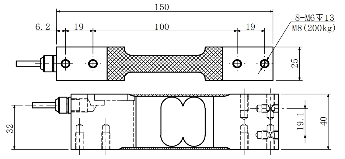 Консольный тензодатчик балочного типа (2)